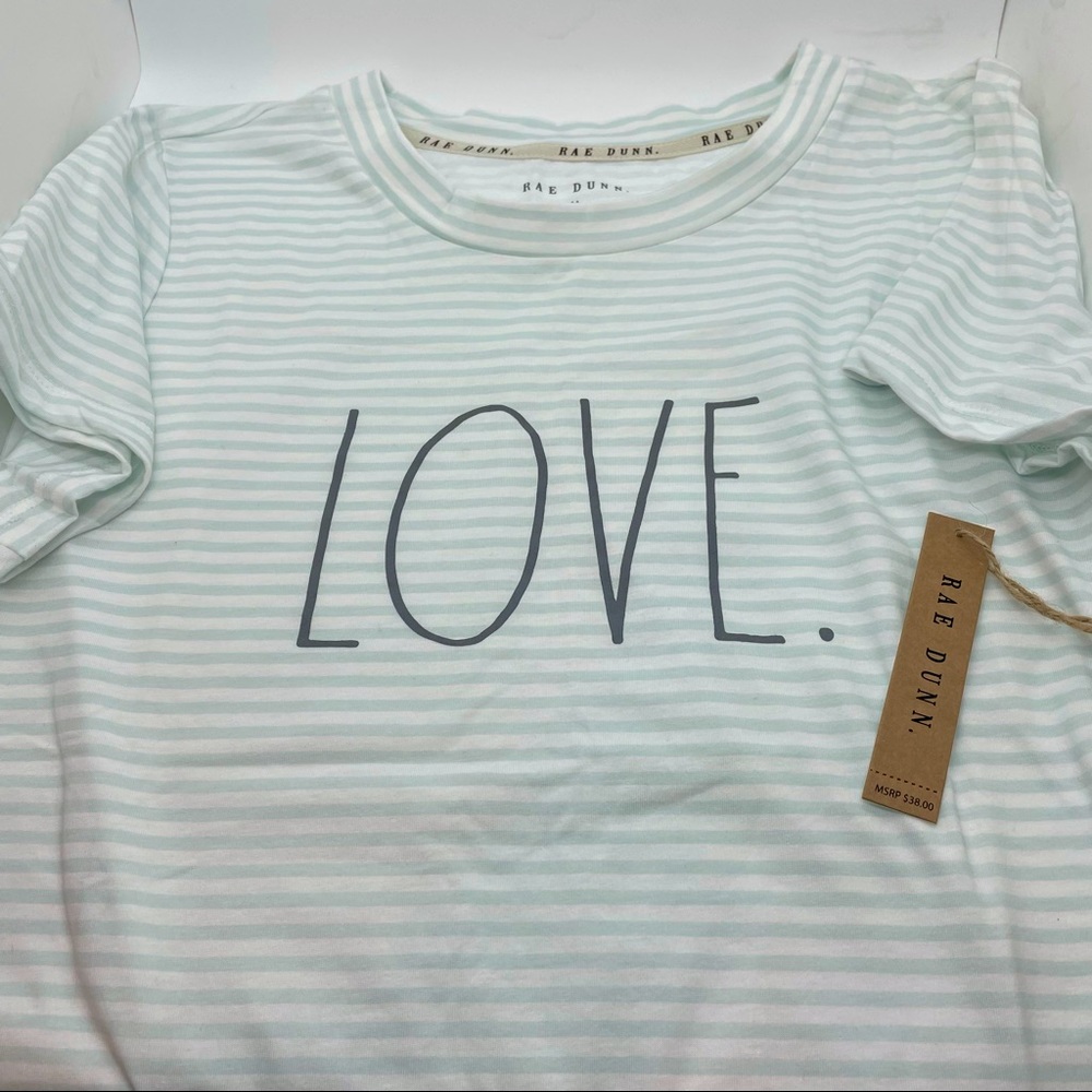 Women’s Medium Rae Dunn “Love” Short Sleeve TShirt - Bundle 2 or more and save!
